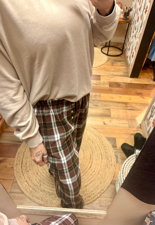 Flannel Boxer Pant