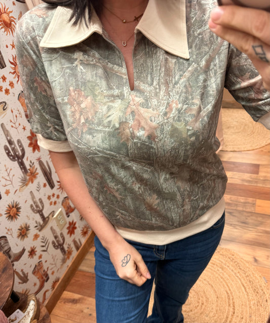 Vintage Camo Polo