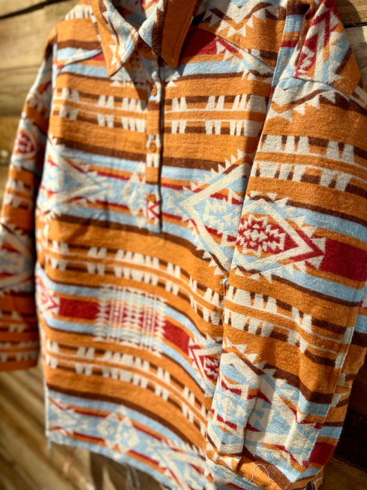 Fall Fest Aztec Shacket