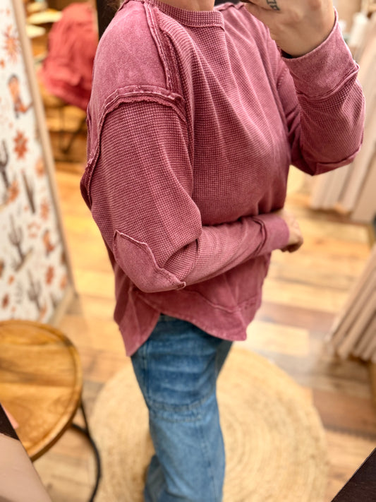 Fall patch Knit