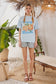 OVER&OVER - ELASTIC WAIST STRIPE CASUAL SHORTS