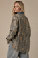 Denim Collar Camo Shacket