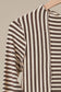 Asymmetrical Stripe Long Sleev Pullover
