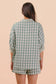 Checkered Shirt Top & Shorts Set