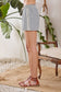 OVER&OVER - ELASTIC WAIST STRIPE CASUAL SHORTS